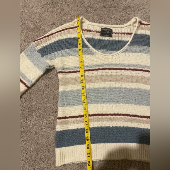 Abercrombie & Fitch Striped Sweater SZ S - Picture 5 of 7